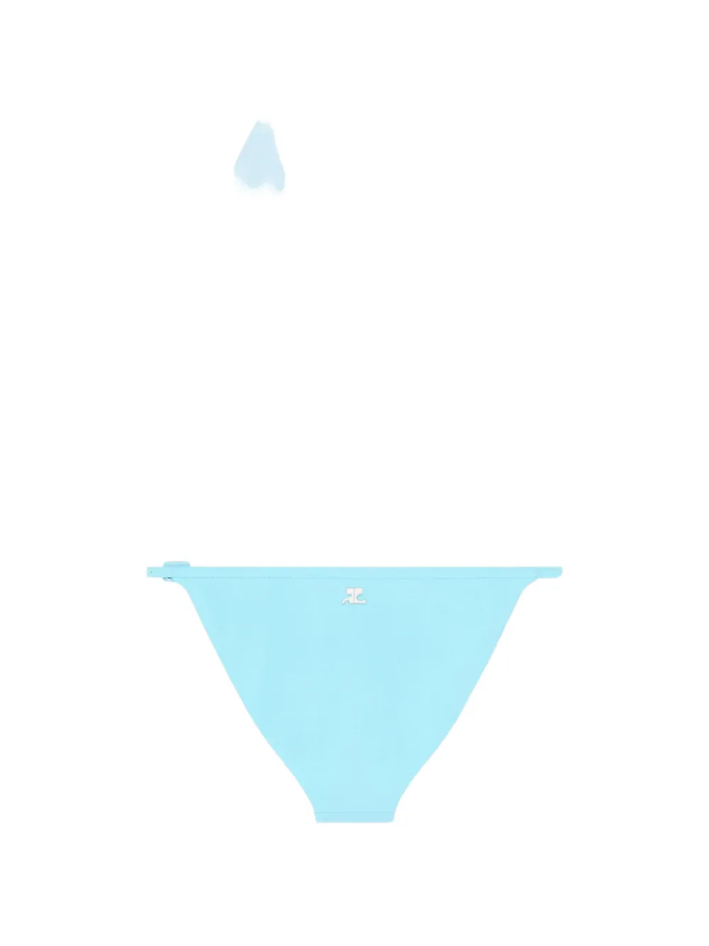 Courrèges Bikini met gespdetail Blauw