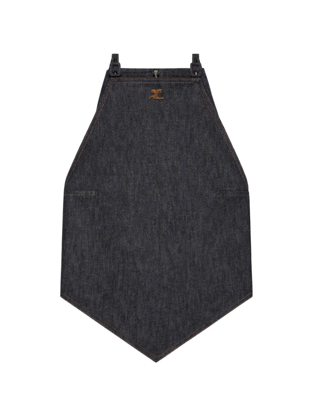Courrèges Tanktop met halternek Blauw
