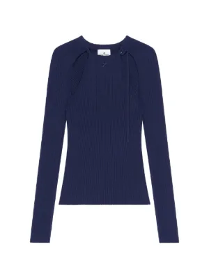 *ラリン) DIESEL カットアウト トップ ブルー M-Anchor Diesel M-Anchor-A カットアウト トップ | ブルー | FARFETCH JP