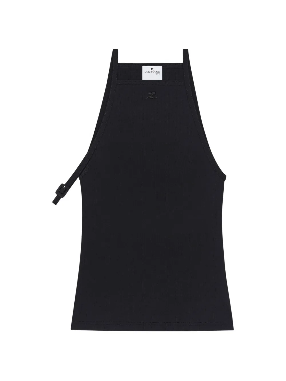 Courrèges Canotta con fibbia - Nero