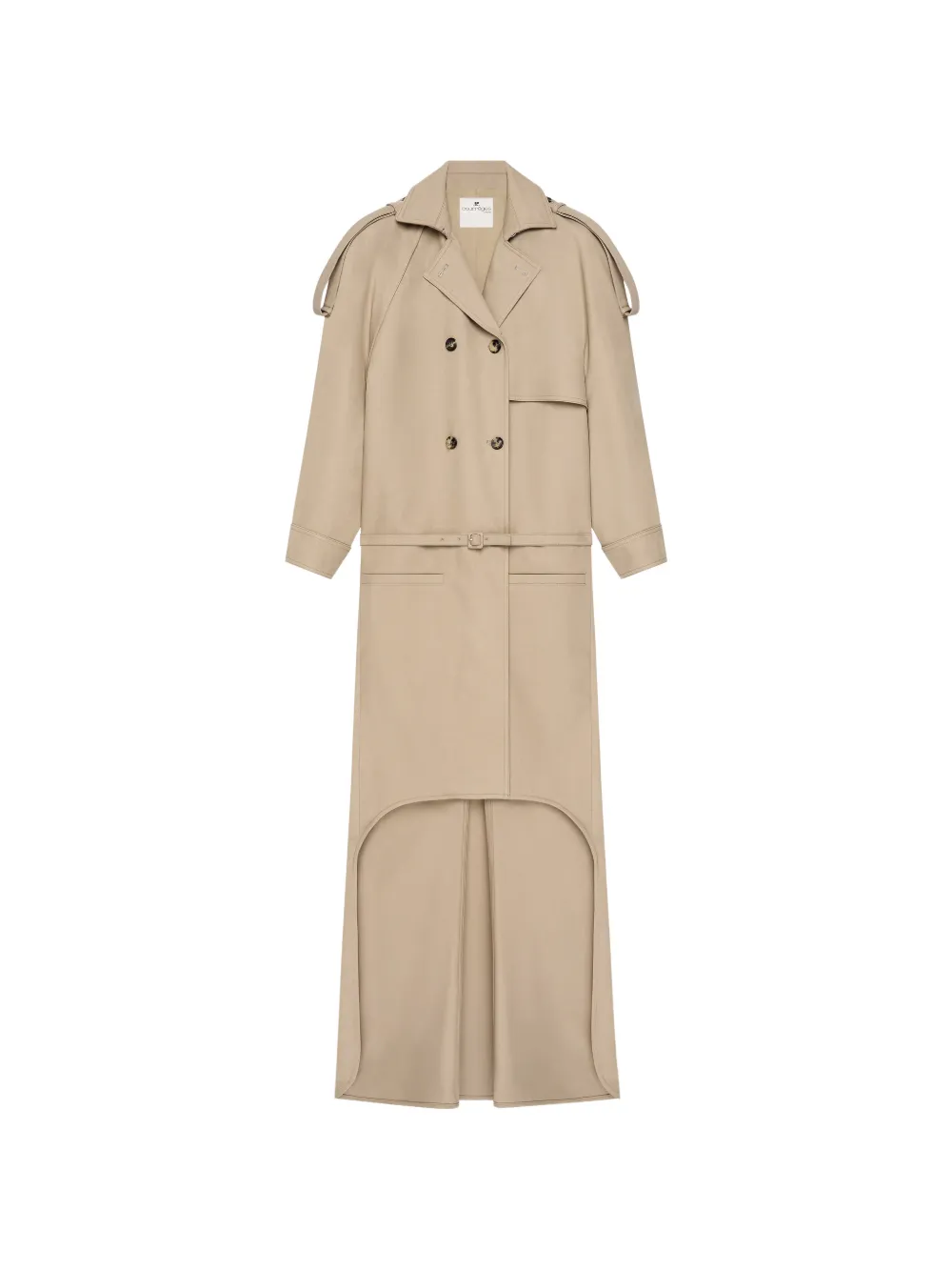 Courrèges Trench asimmetrico - Toni neutri