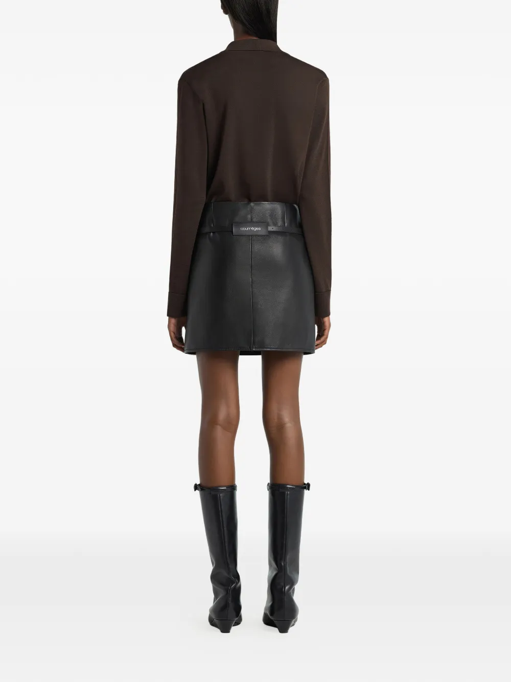 Courrèges Gebreid vest Bruin
