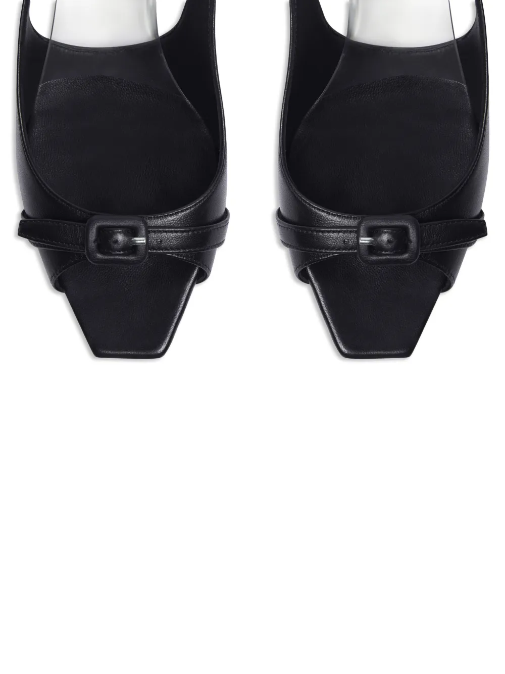 Courrèges Sandalen met gespdetail Zwart