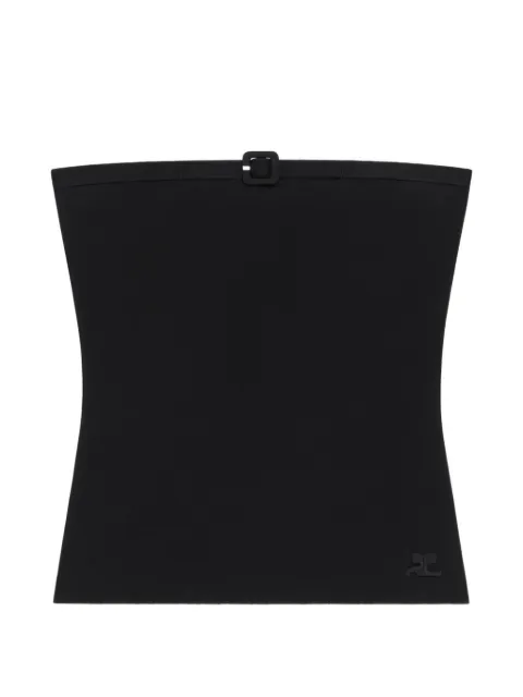 Courrèges buckled tube top