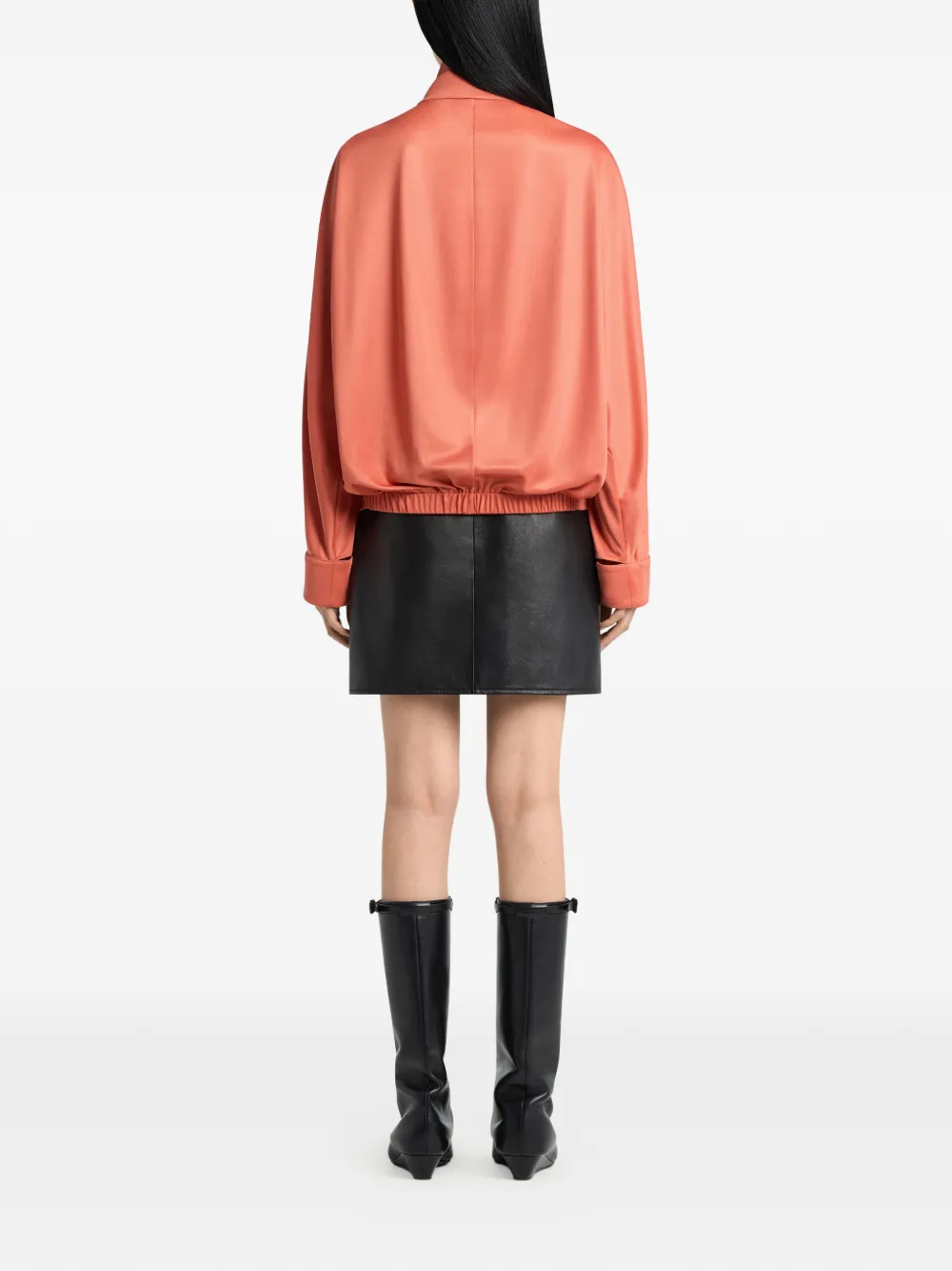 Courrèges Sweater met rits Oranje
