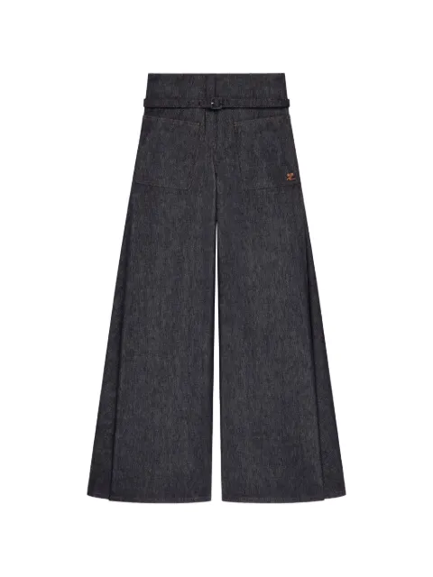 Courrèges belted palazzo pants