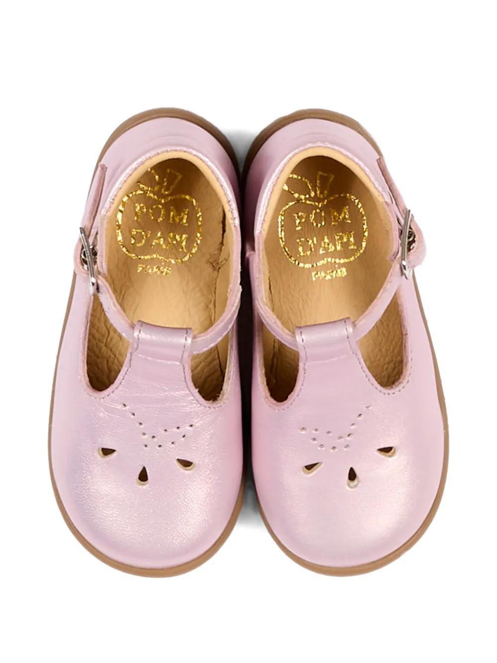 Pom D'api Laarzen met gespbandje Roze