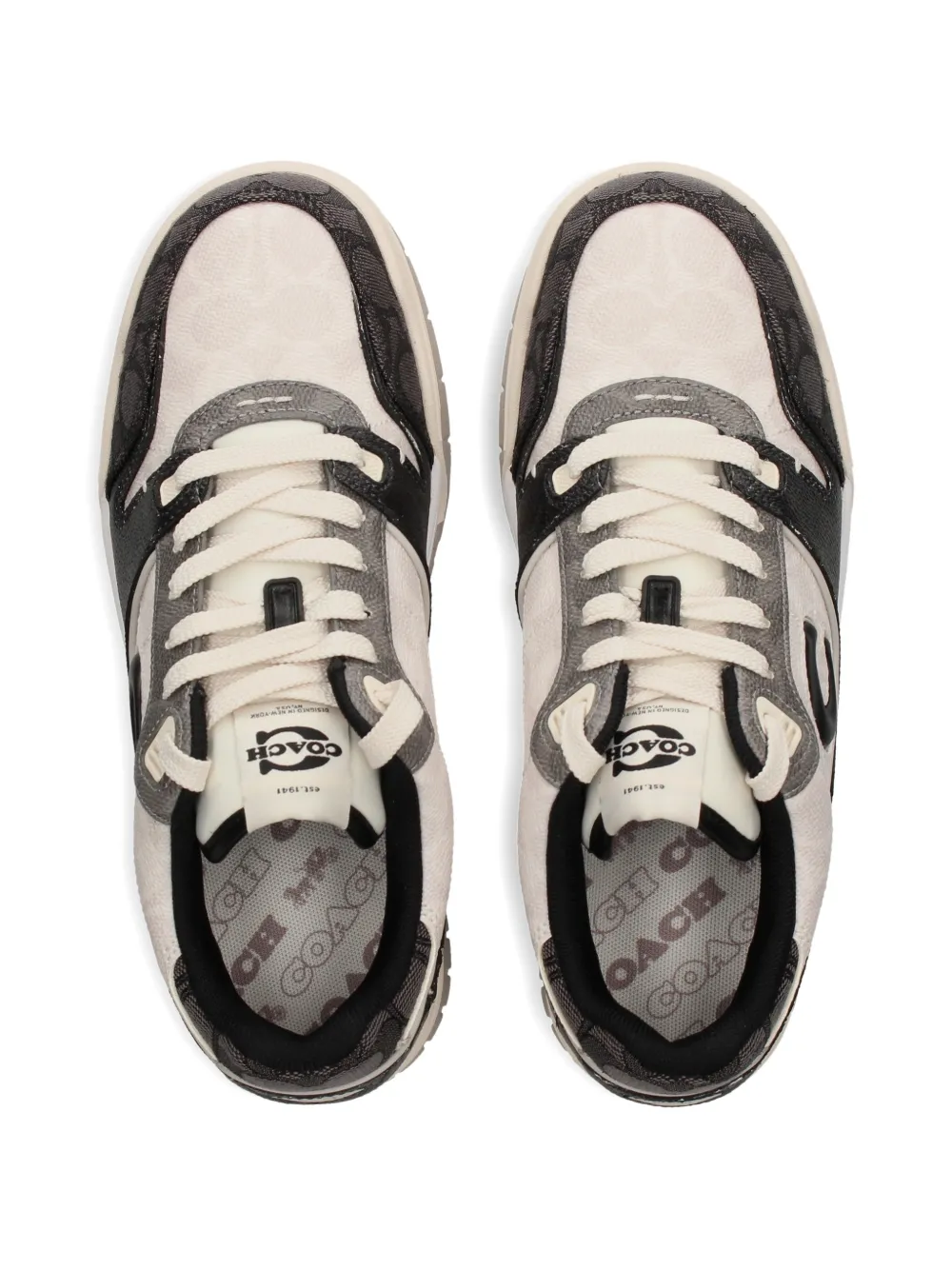 Coach Soho logo-print sneakers Beige