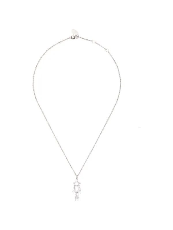 Vivienne Westwood イッサ クリスタル ネックレス | シルバートーン 