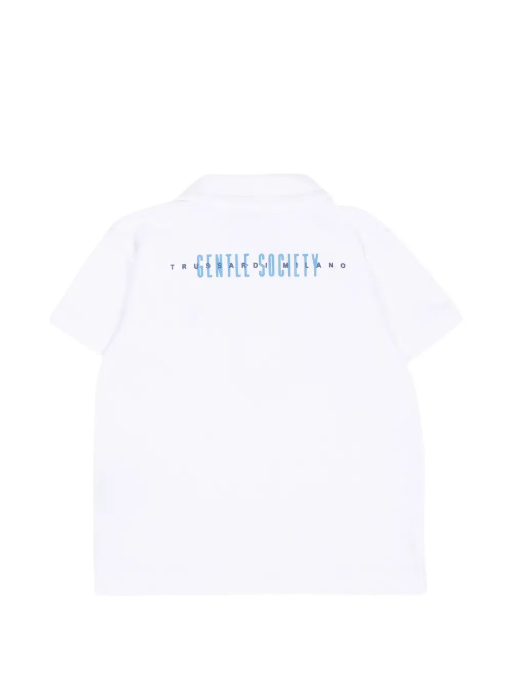 TRUSSARDI JUNIOR Poloshirt met logodetail Wit