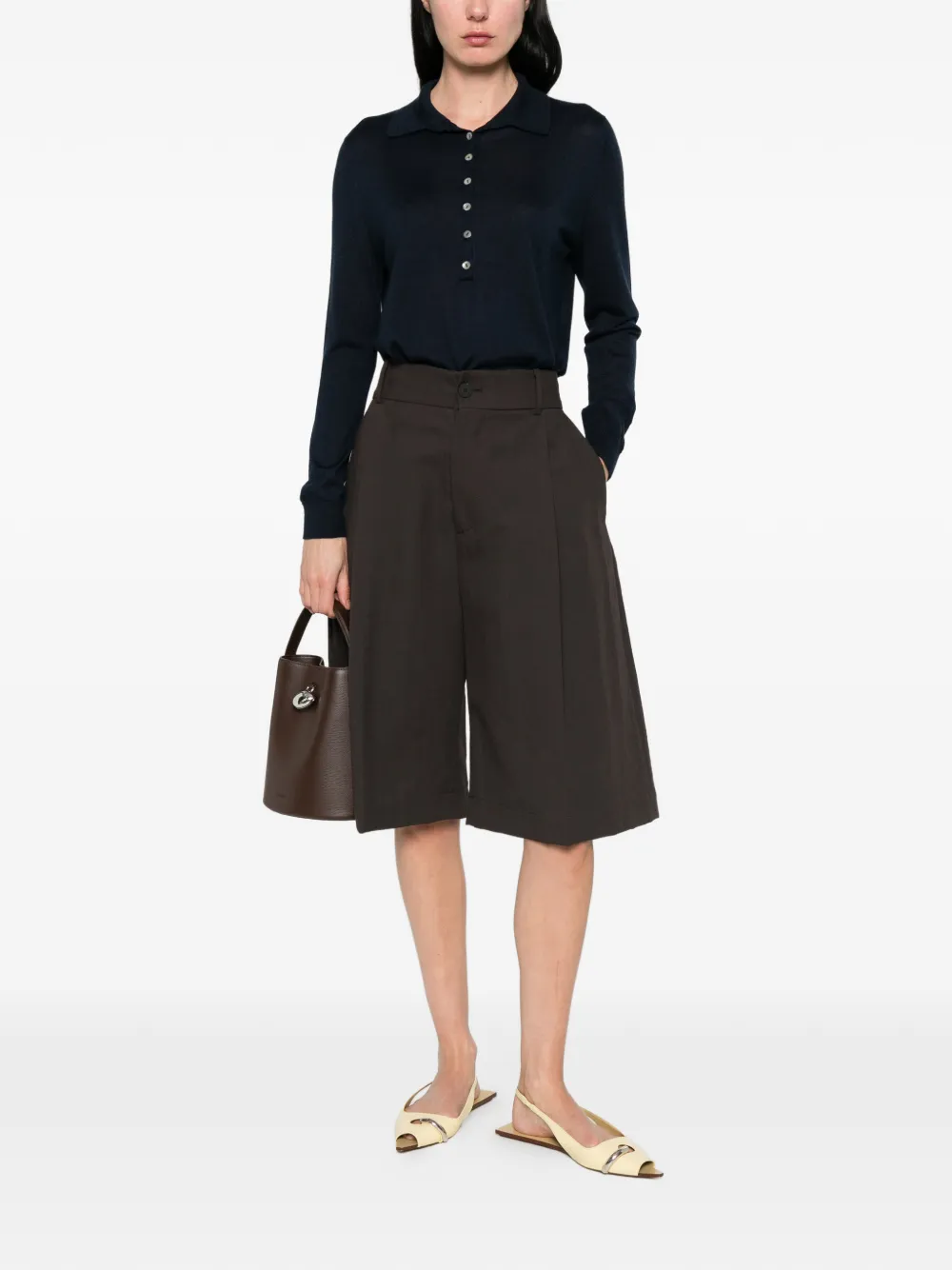  Beyou Polo Con Botones - Azul 
