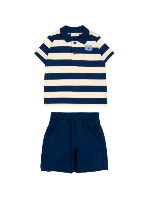 TRUSSARDI JUNIOR stripe-pattern babywear (set of two)
