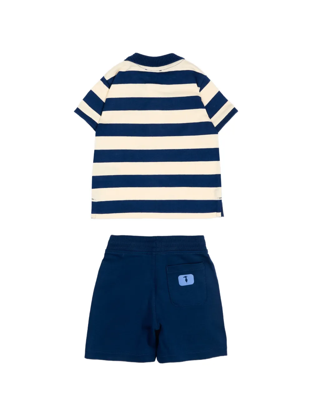  Trussardi Junior Stripe-pattern Babywear (set Of Two) - Blue 