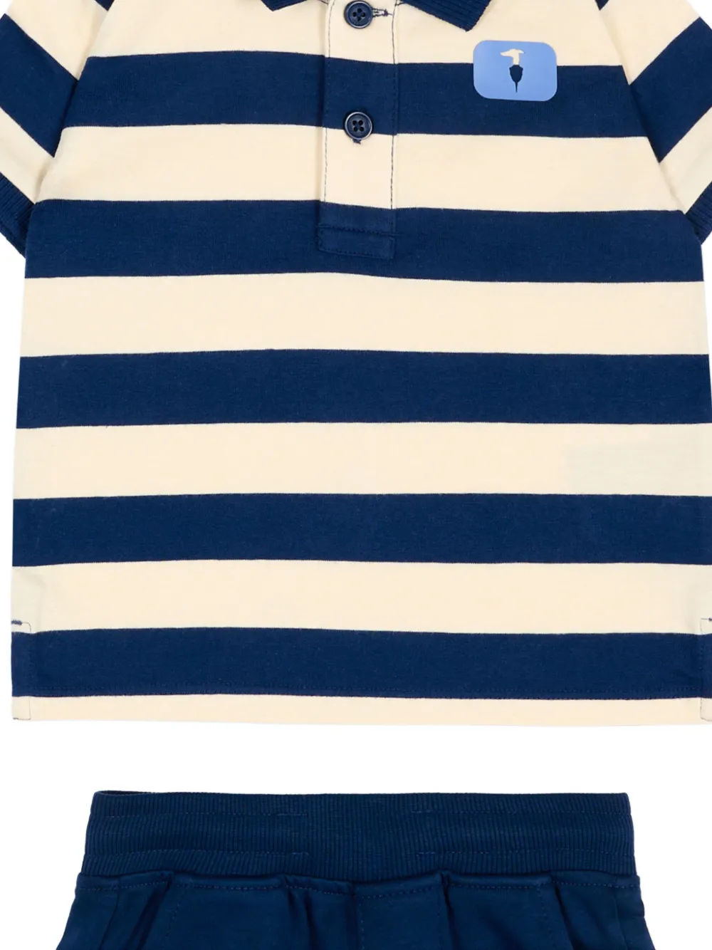  Trussardi Junior Stripe-pattern Babywear (set Of Two) - Blue 