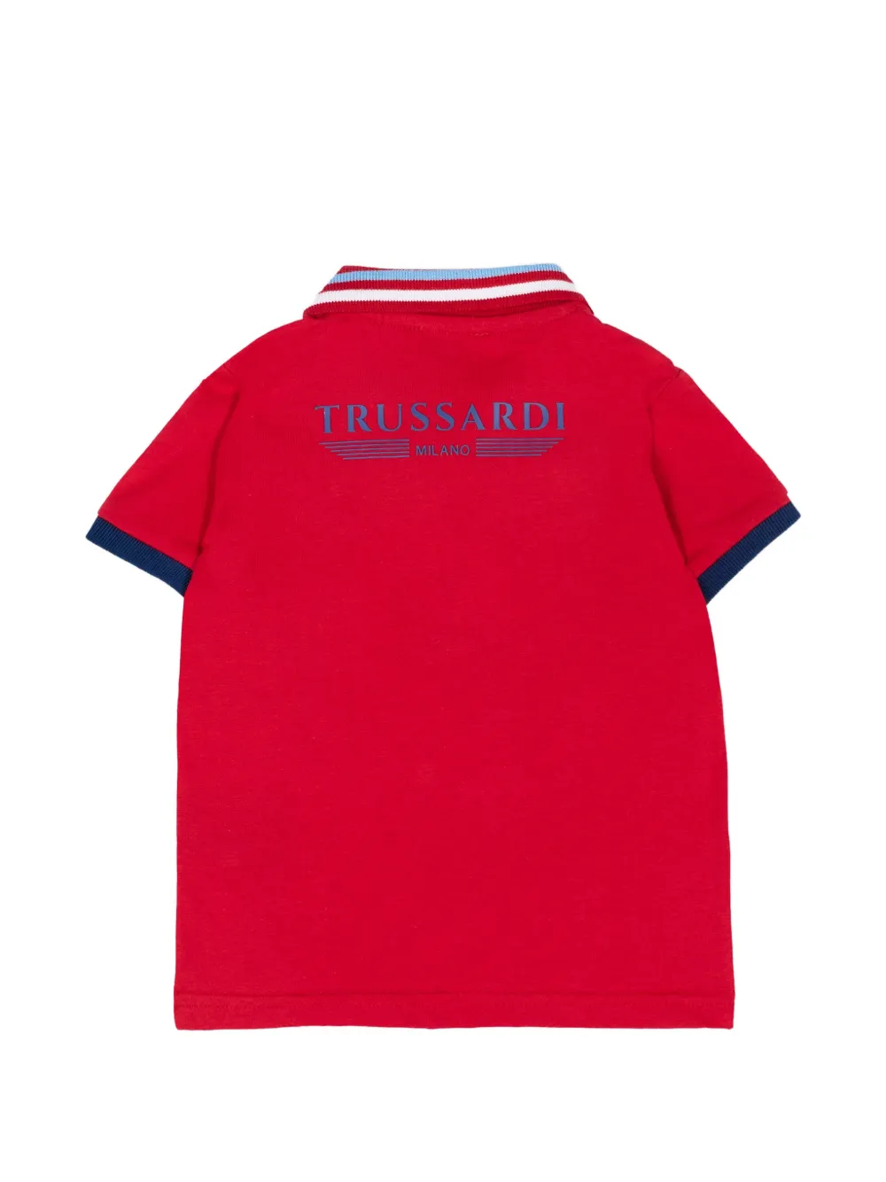  Trussardi Junior Short-sleeve Polo Shirt - Red 