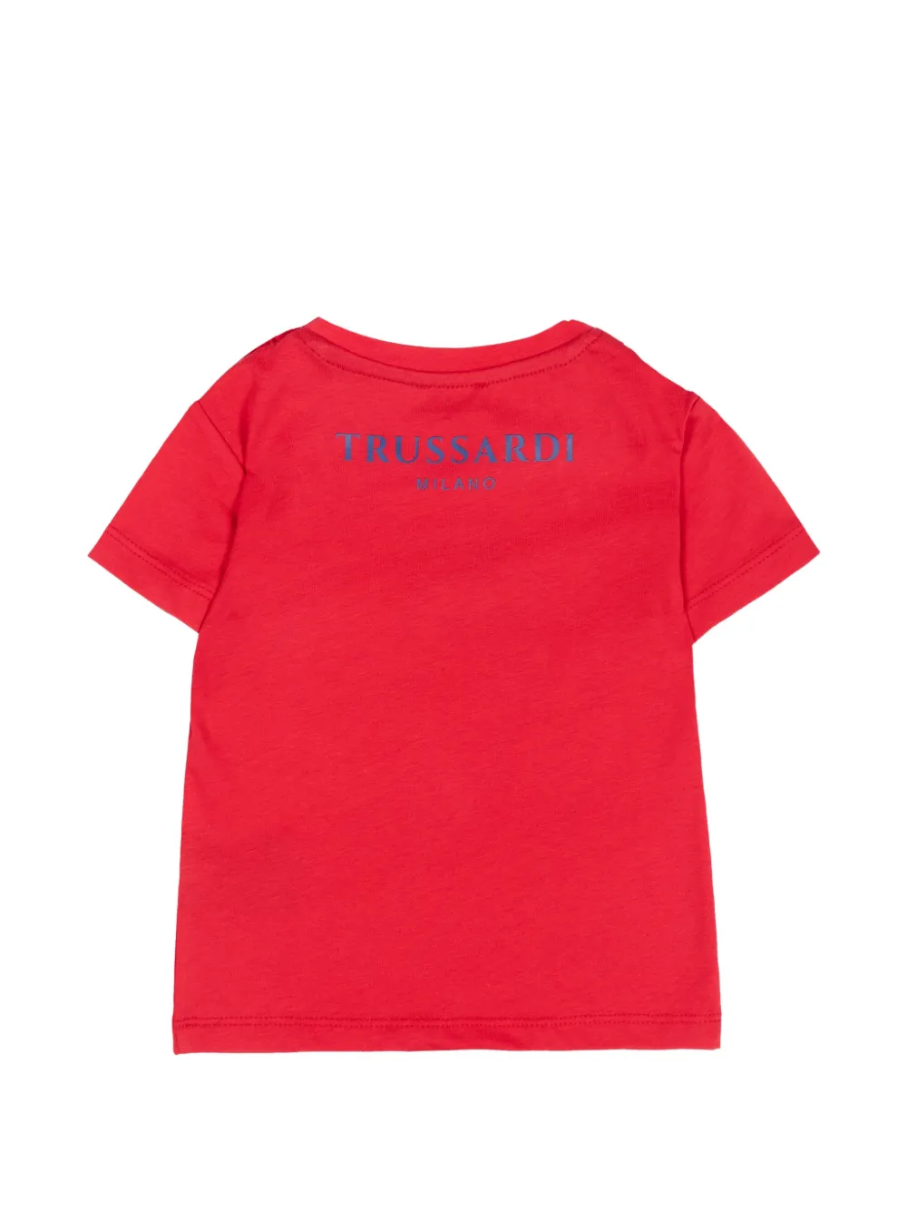  Trussardi Junior Logo-detail T-shirt - Red 