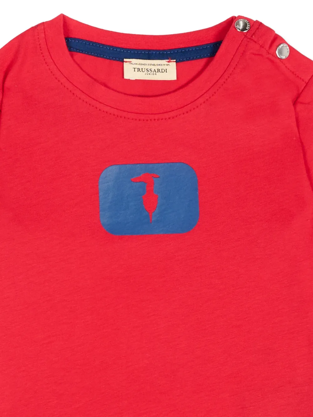  Trussardi Junior Logo-detail T-shirt - Red 