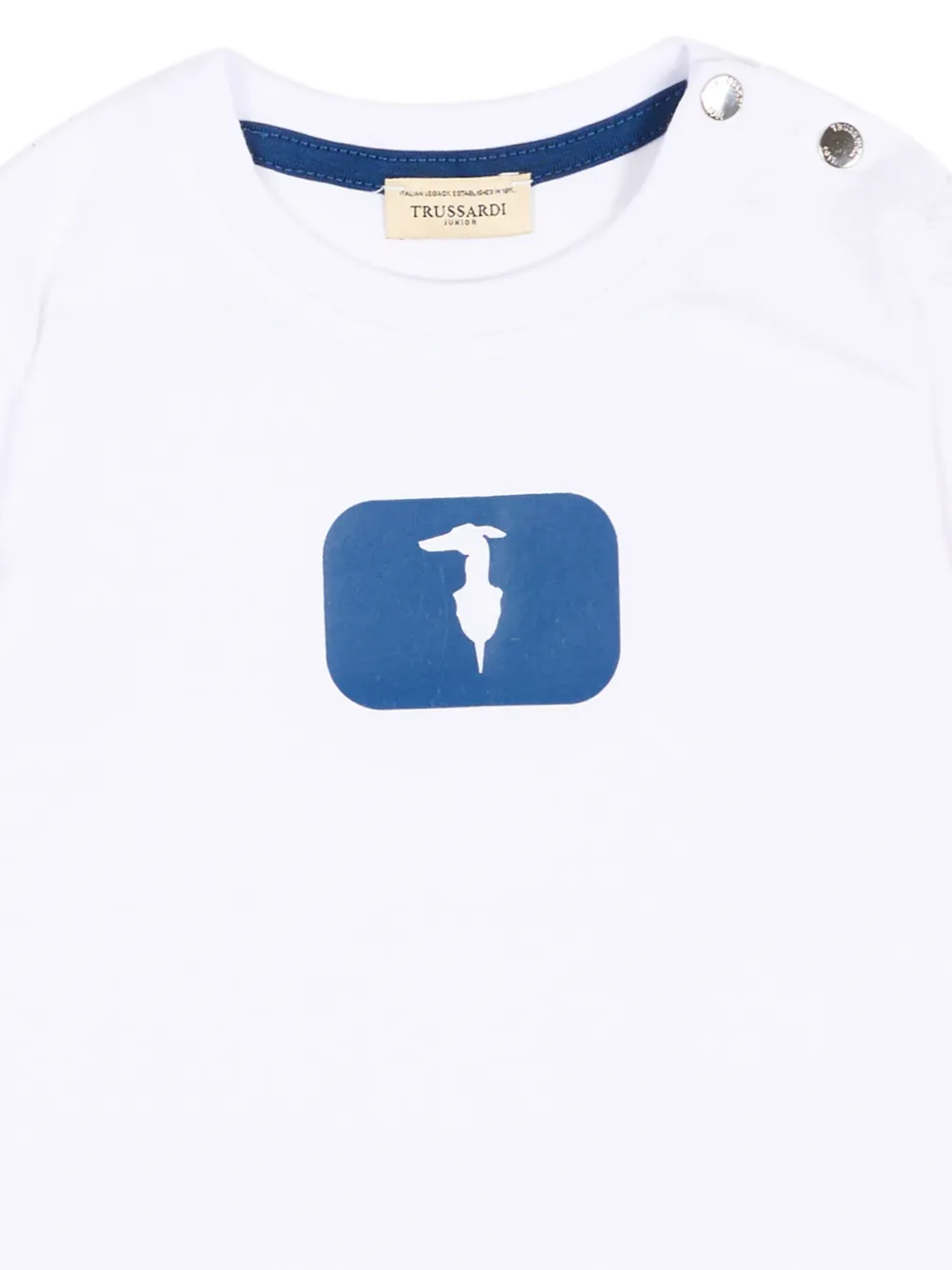 TRUSSARDI JUNIOR T-shirt met logo Wit