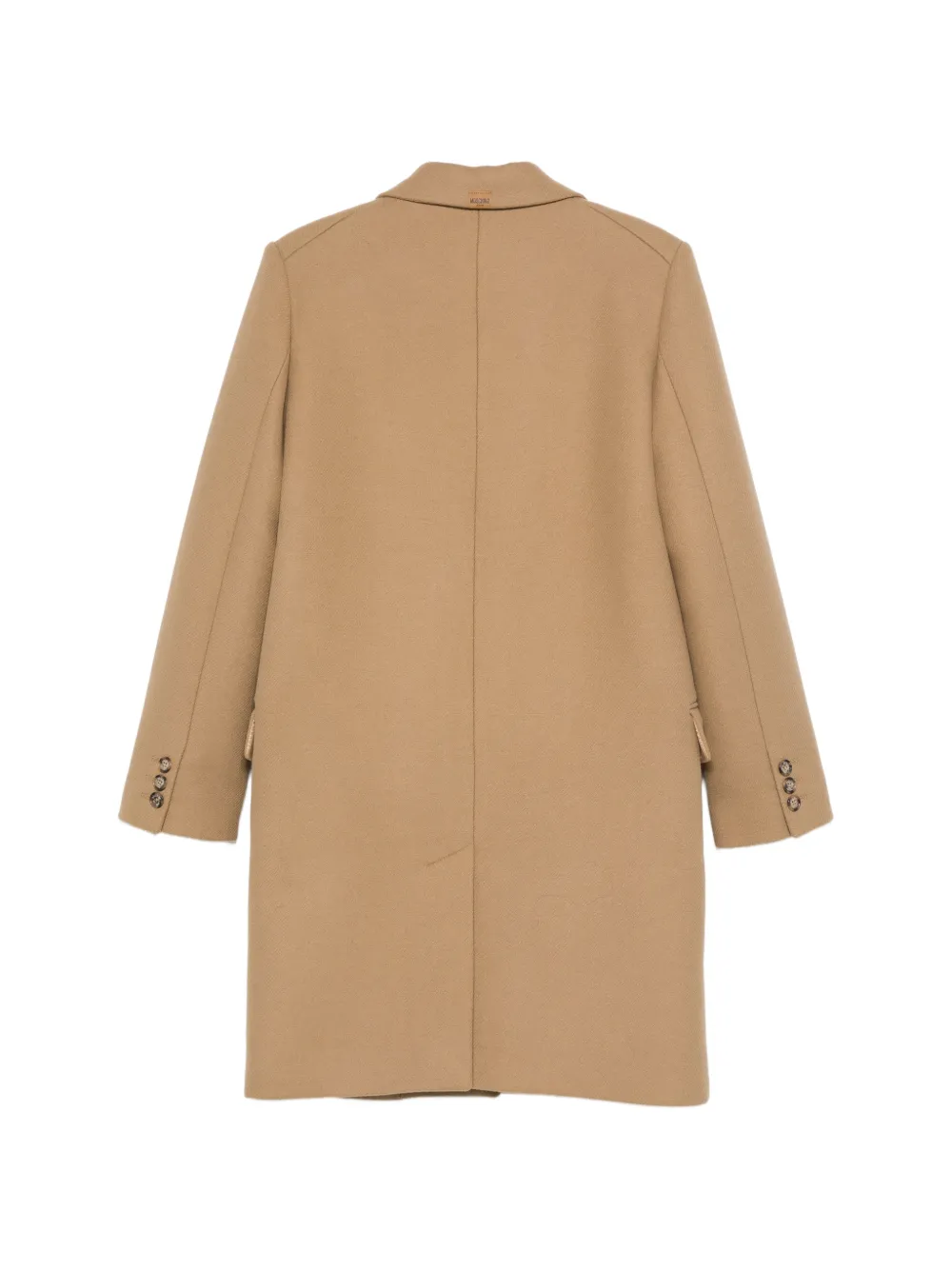  Moschino Jeans Flap-pocket Coat - Brown 