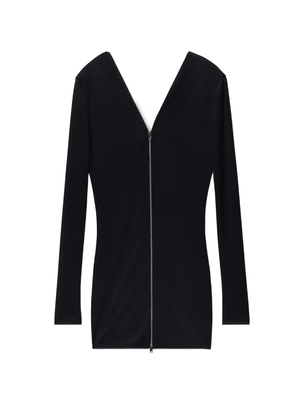 Alexander Wang continuous zipper mini dress - Schwarz