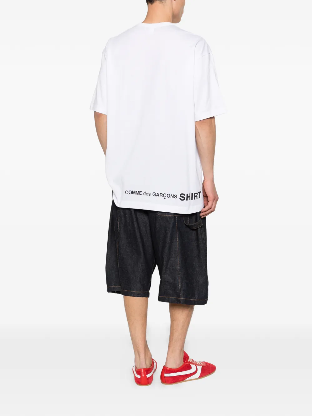 Comme Des Garçons Shirt T-shirt met ronde hals Wit