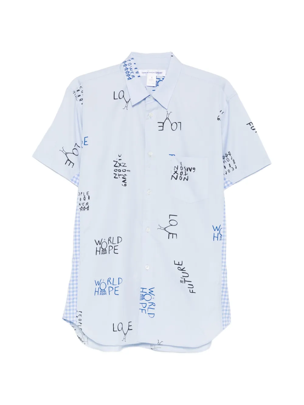 Comme Des Garçons Shirt Camicia a quadretti - Blu