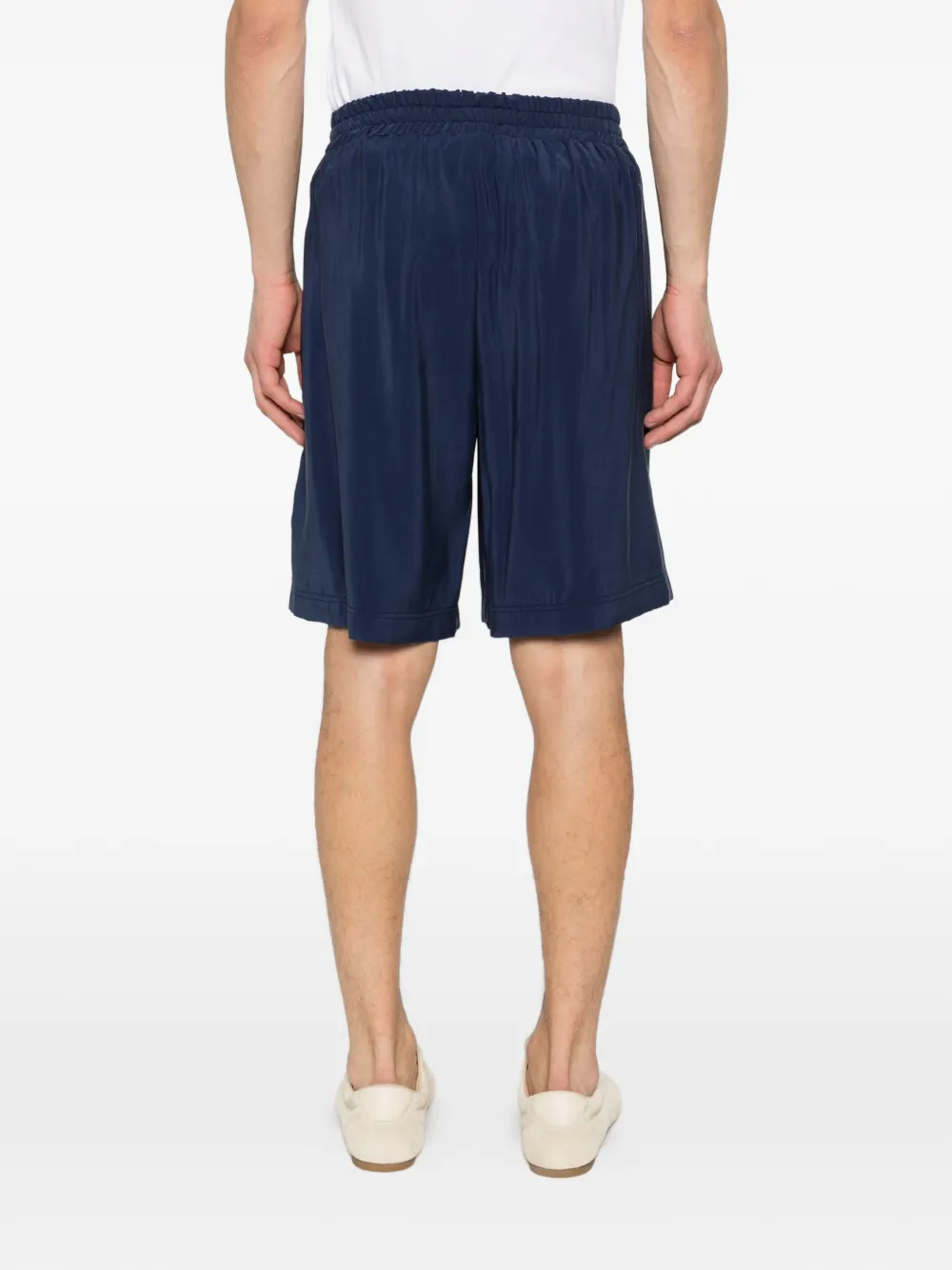 Family First Shorts met elastische taille Blauw