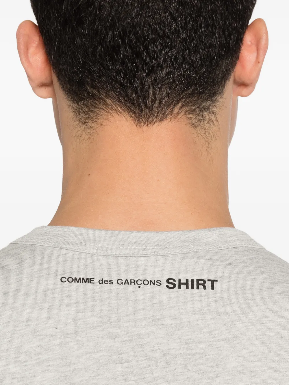 Comme Des Garçons Shirt T-shirt met logoprint Grijs