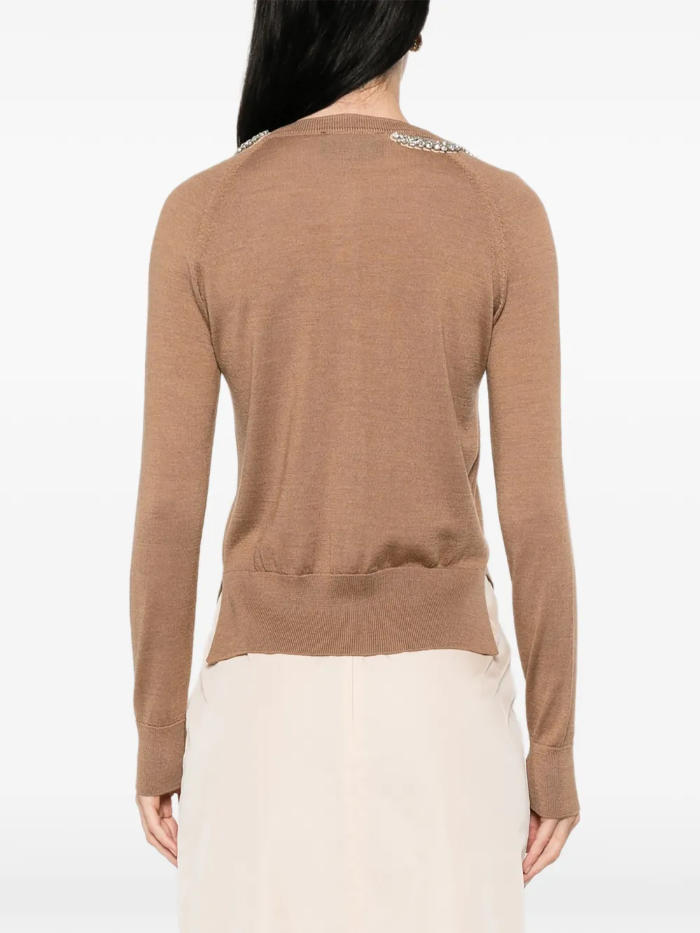 Simone Rocha Verfraaid vest Bruin