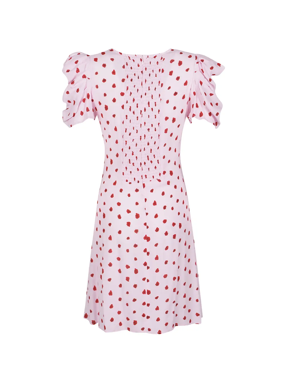  Mar De Margaritas Ruffled-sleeves Dress - Pink 