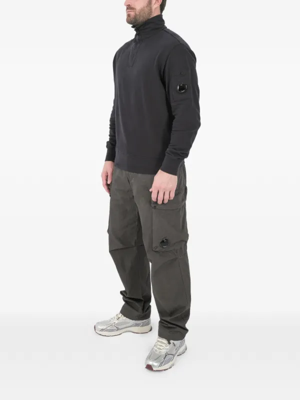 C.P. COMPANY スウェットシャツ C.P. Company ファンネルネック ジップスウェットシャツ | ブラック