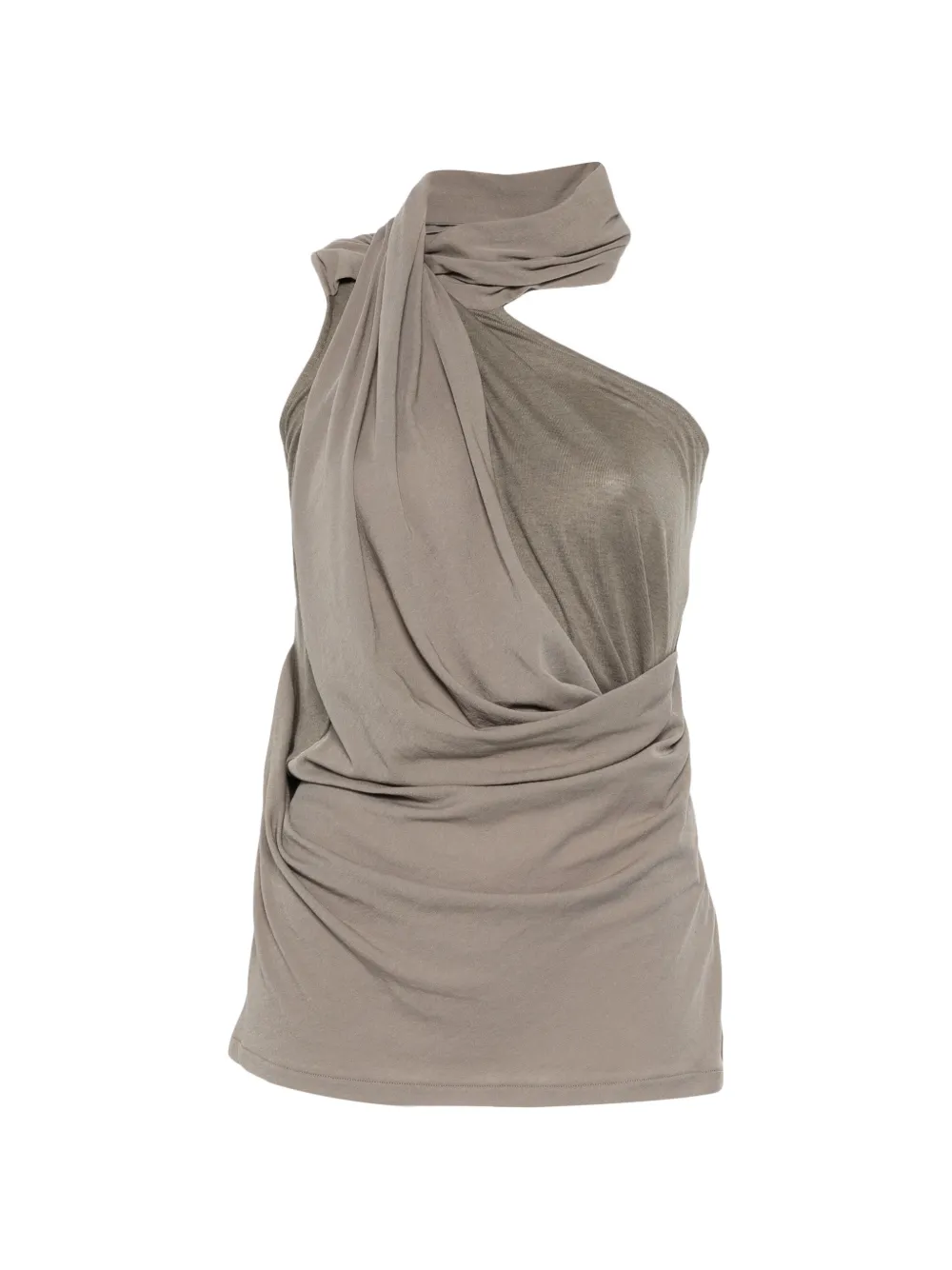ENTIRE STUDIOS draped one-shoulder top - Grigio