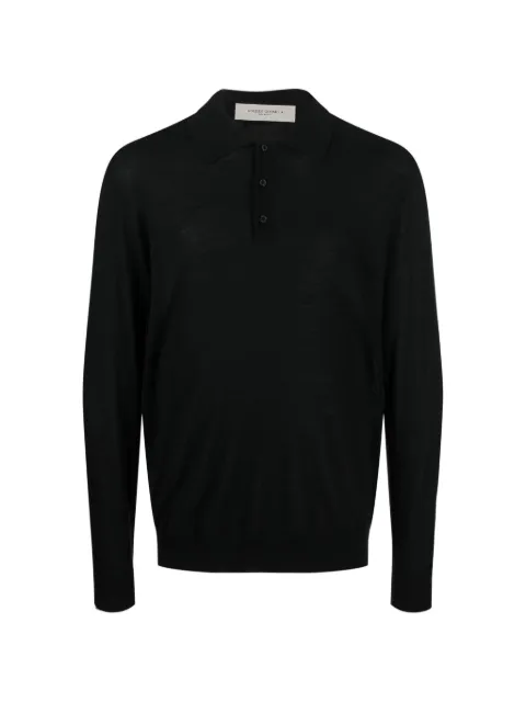 Golden Goose playera tipo polo tejida manga larga
