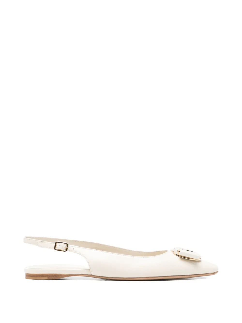 Ferragamo Zelmy slingback flat pumps - Toni neutri