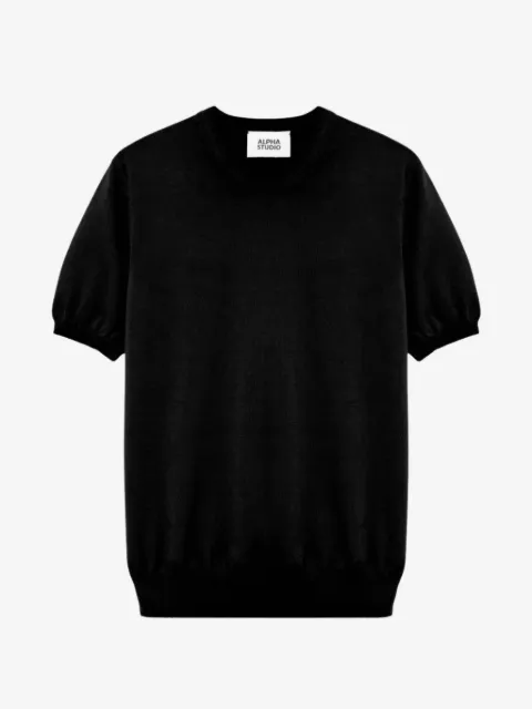 ALPHA STUDIO Gestricktes T-Shirt