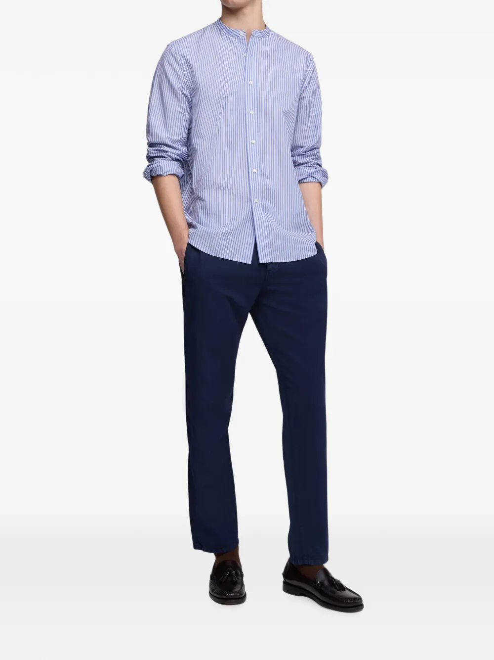 ASPESI Straight chino Blauw