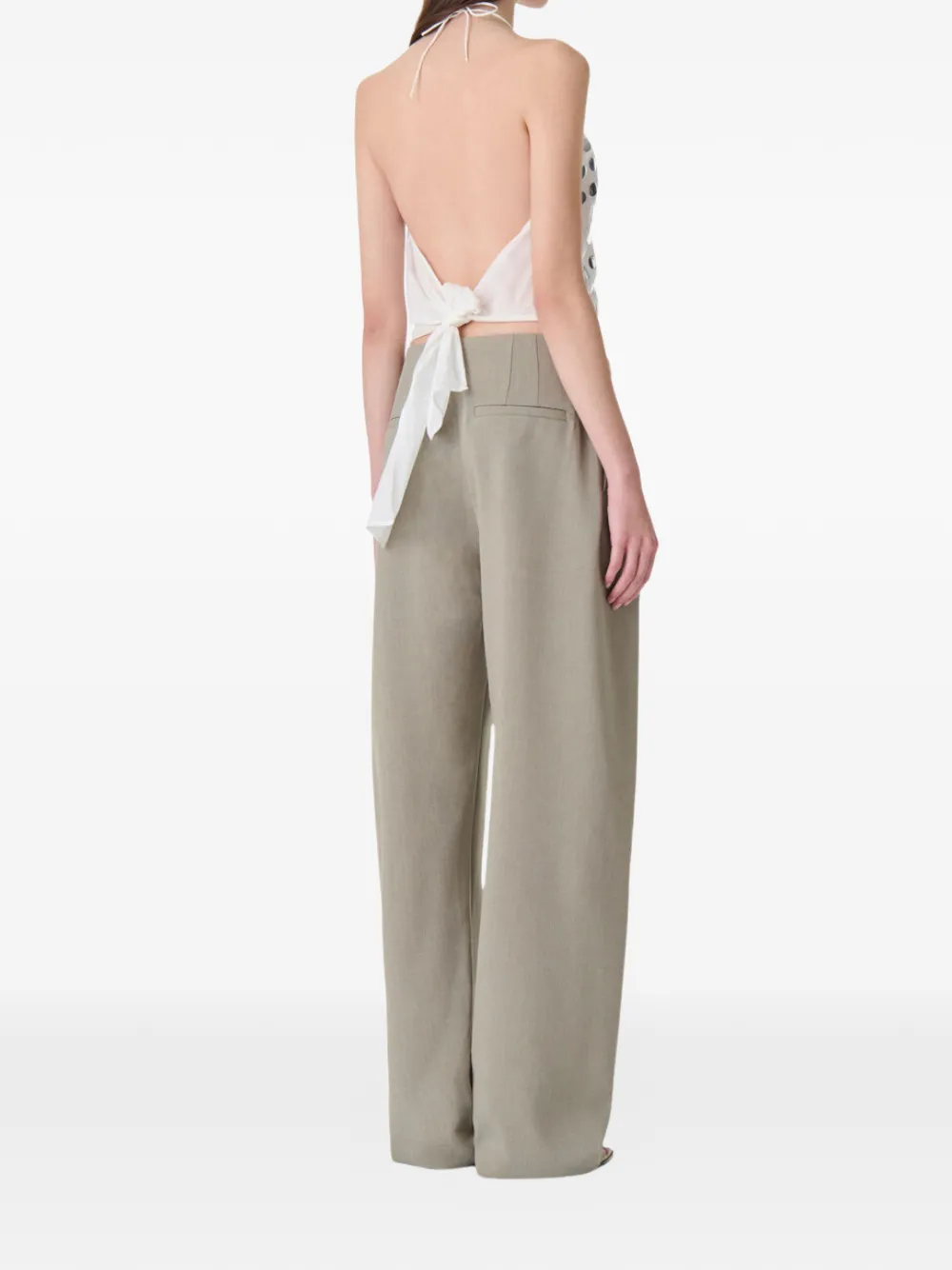  Iro Pantalon Sonja à Plis - Vert 