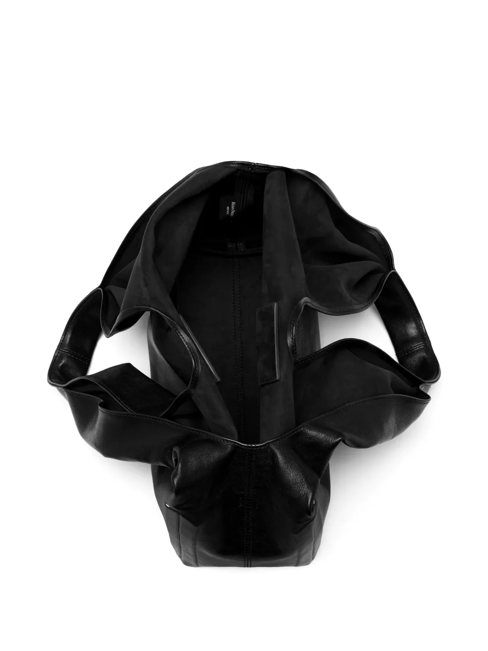 Maison Margiela Leren schoudertas Zwart