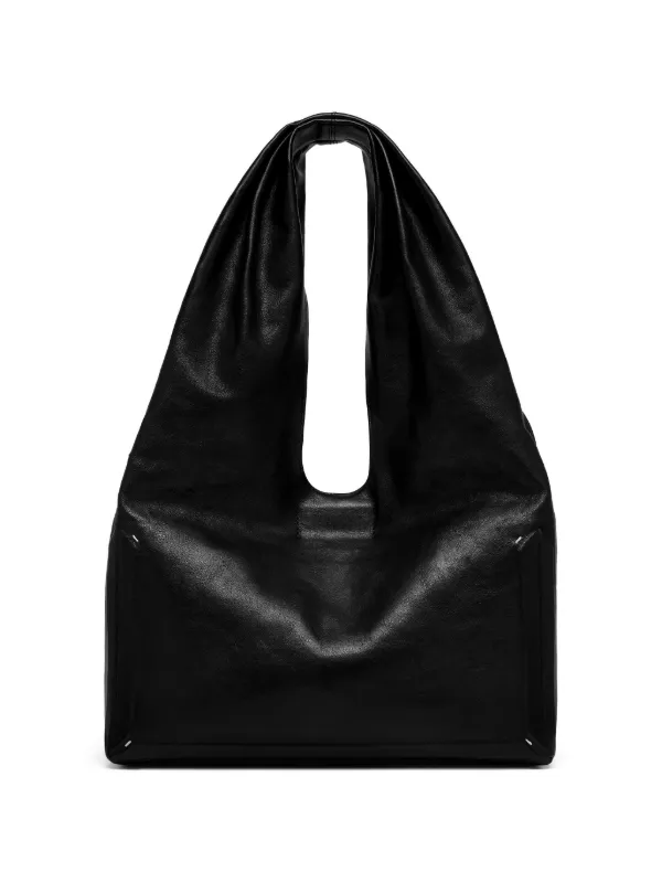 Maison Margiela レザーハンドバッグ Maison Margiela ボックスバッグ M | ブラック | FARFETCH JP
