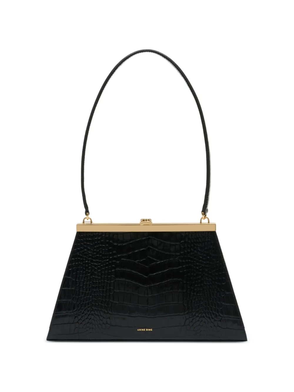 ANINE BING Annie smooth-leather bag - Nero