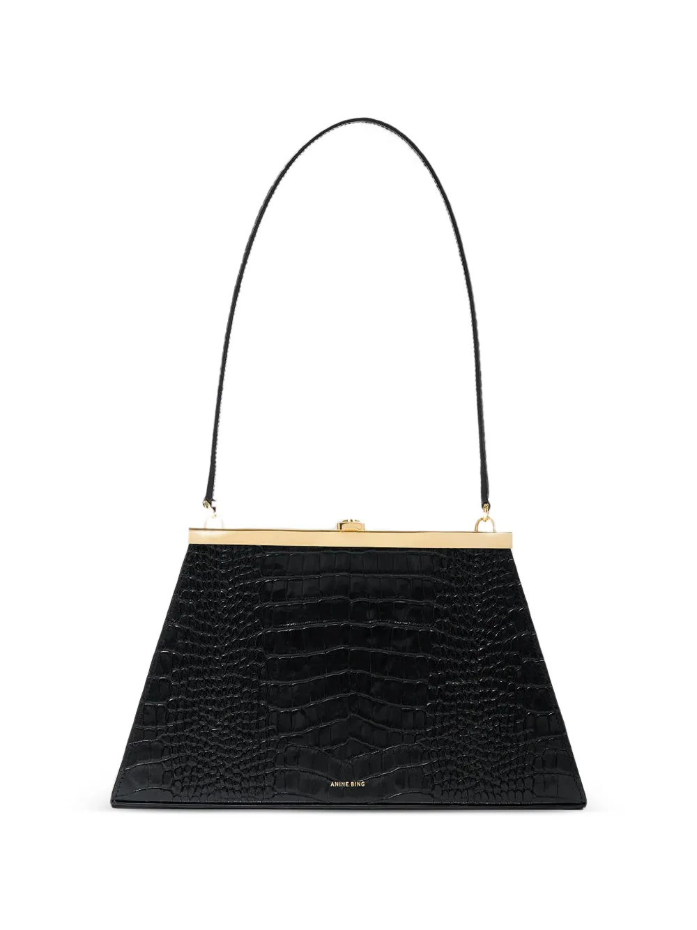 ANINE BING Annie smooth-leather bag - Nero