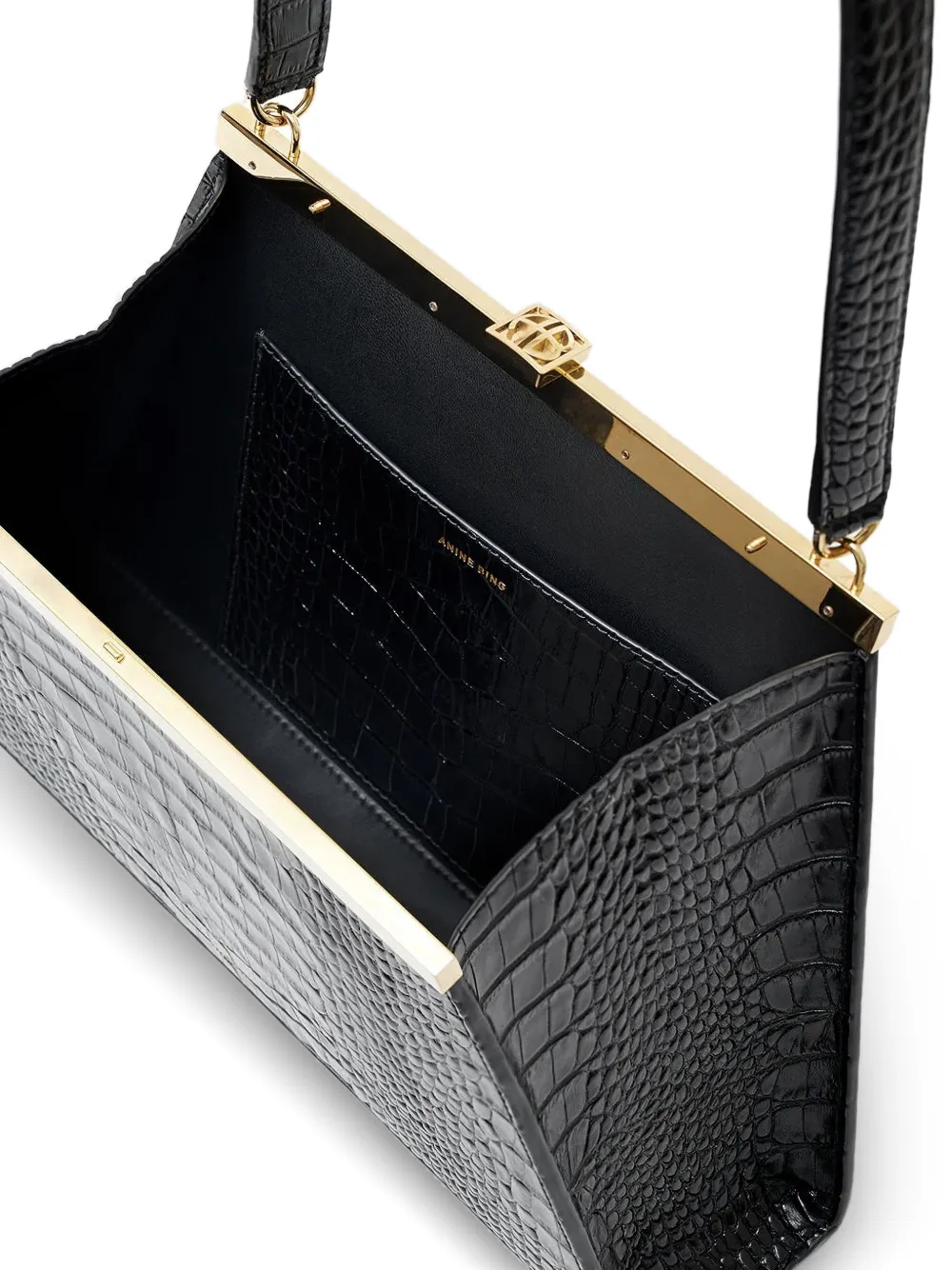  Anine Bing Annie Smooth-leather Bag - Black 