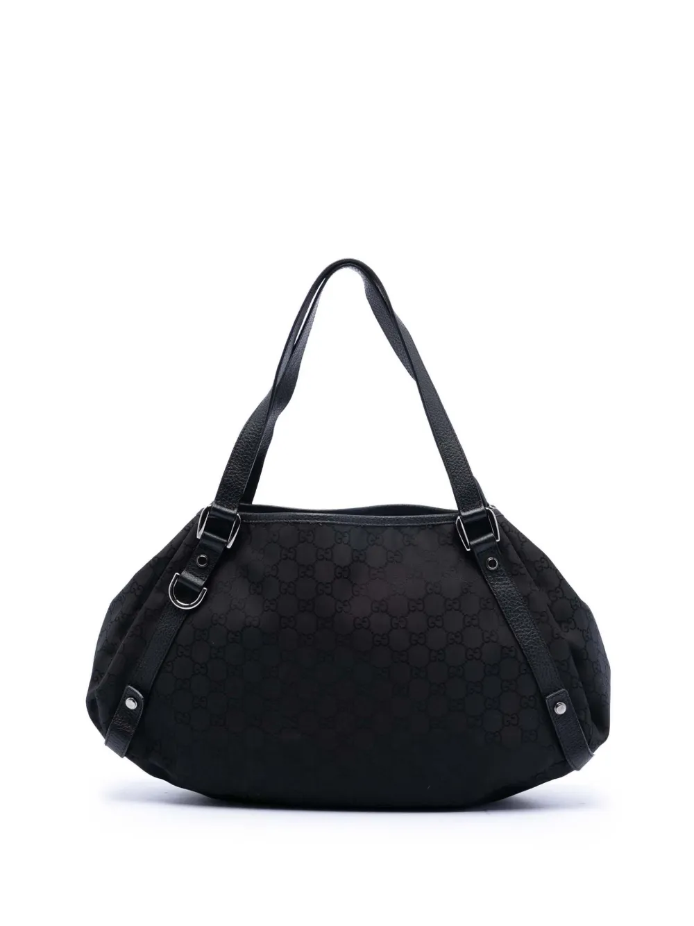 Gucci Pre-Owned 2016-2026 GG Nylon Abbey D Ring tote bag - Nero