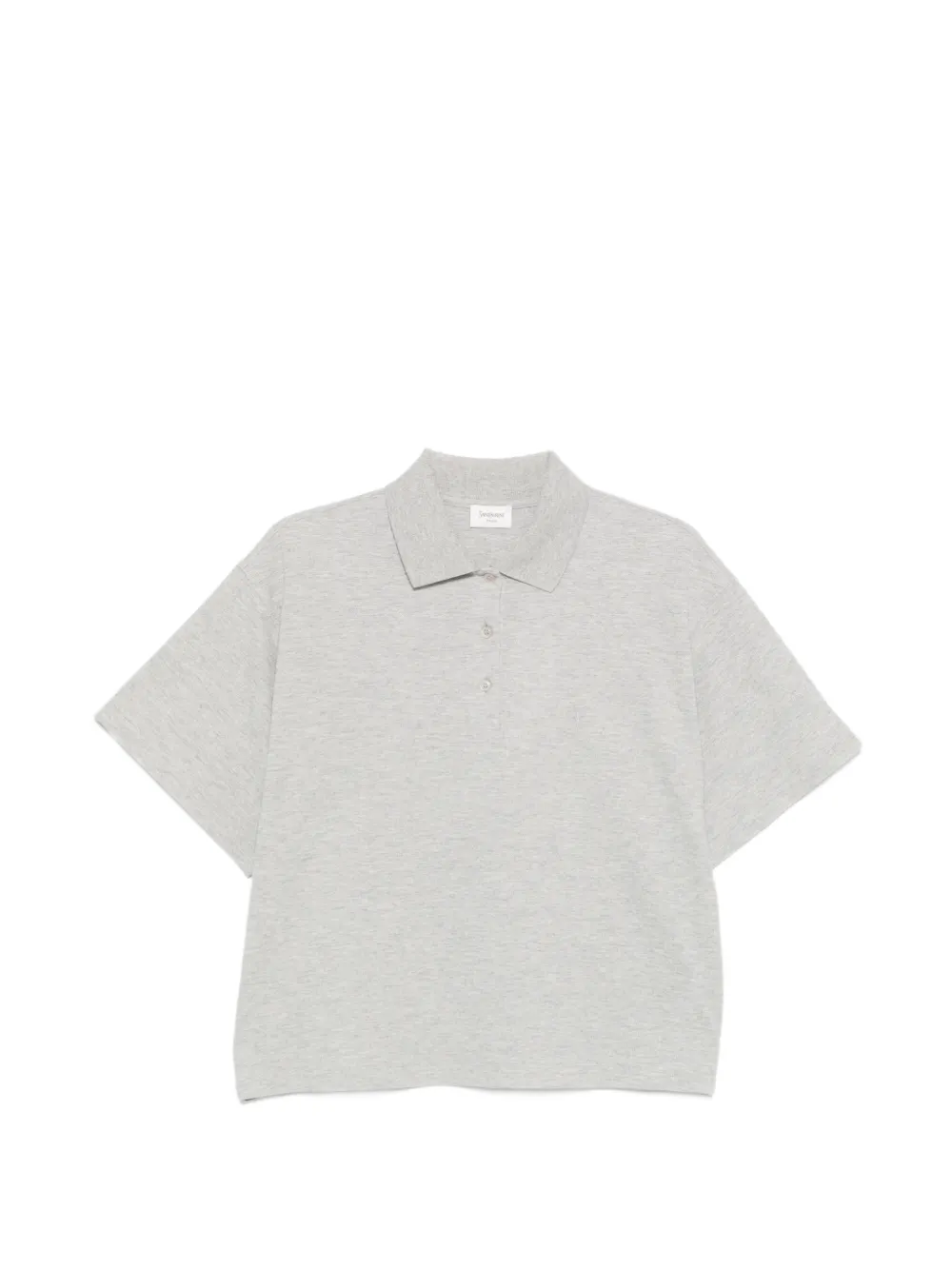 Saint Laurent buttoned polo shirt - Grau