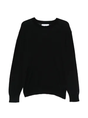 Helmut Lang カットアウト ファインニットセーター | ブラック