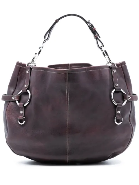 Gucci Pre-Owned 2016-2025 레더 샬롯 토트 백