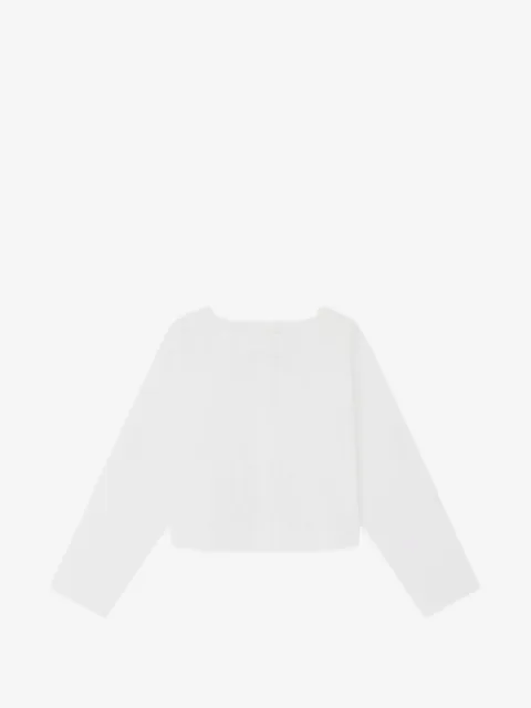 Soeur floral-broderie cotton blouse