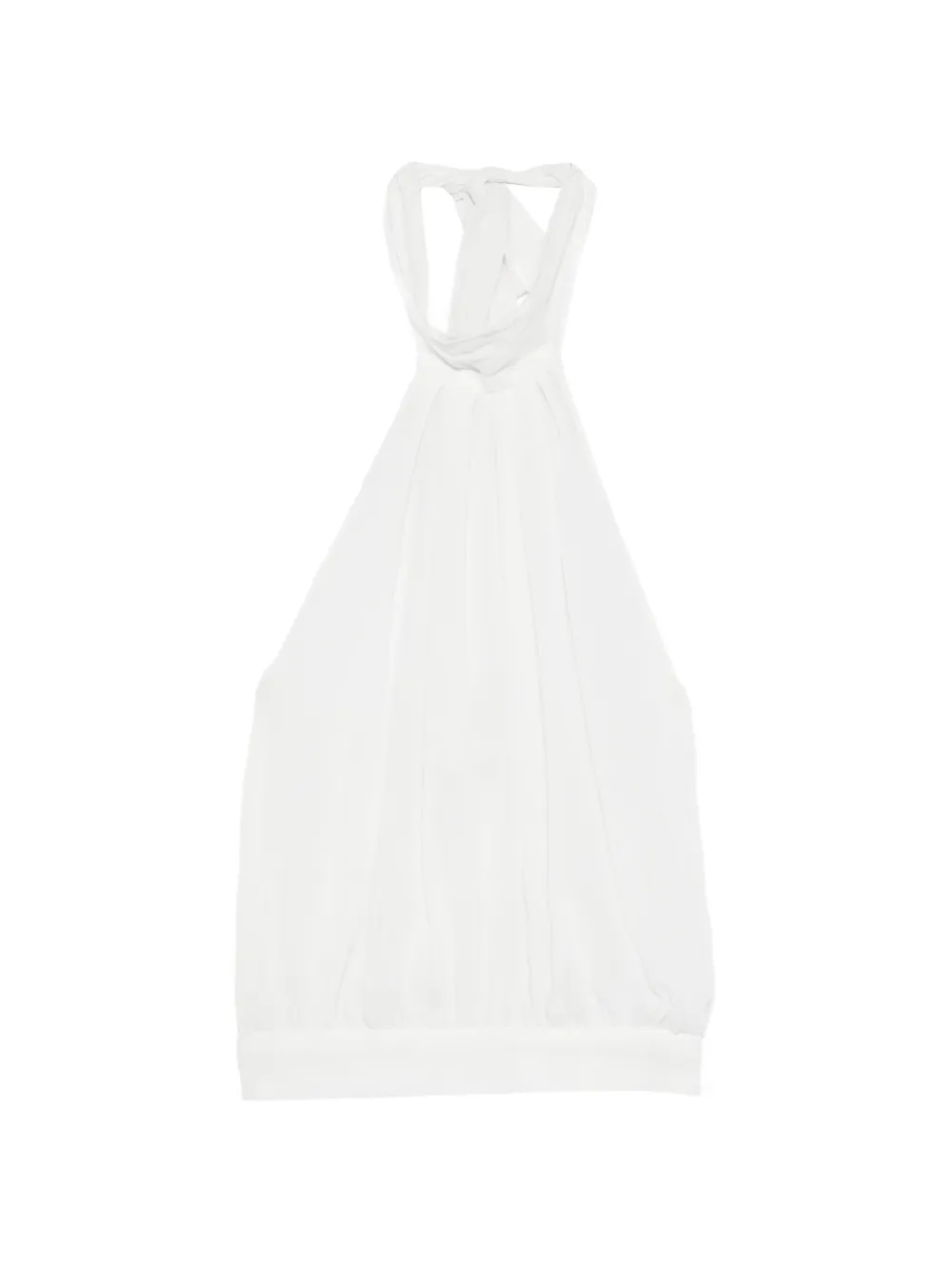 Gimaguas Boa tie-neck top - Bianco