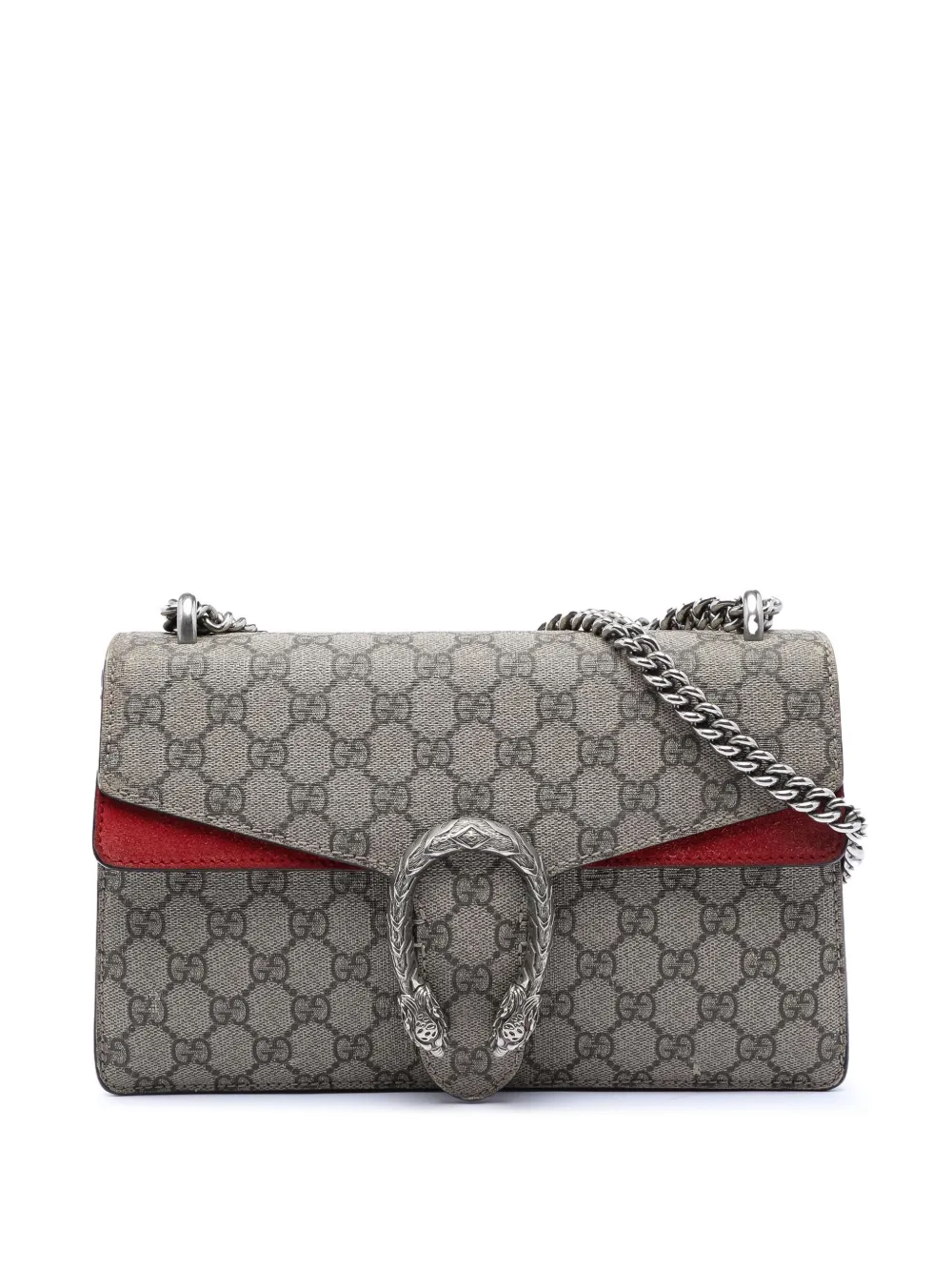 Gucci Pre-Owned 2016-2025 Medium GG Supreme Dionysus shoulder bag - Marrone