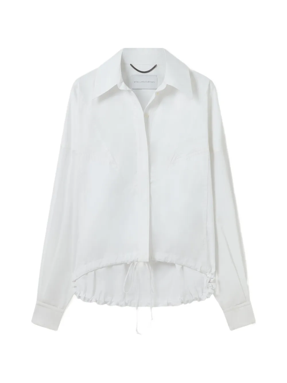 Stella McCartney Camicia con coulisse - Bianco